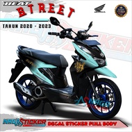 Honda Full Body Motorcycle Decal Sticker BEAT Street 2020-2024 Kanji Motif BSD10 Custom Design