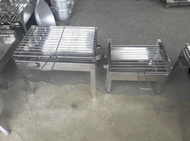 AFFORDABLE HEAVY DUTY  CHARCOAL GRILLER MINI STAND WITH FREE TONG PURE STAINLESS GRILLER STAND PURE 