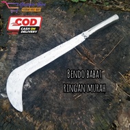 Bendo Sabit Babat Ringan Murah - Arit Panjang Gagang Besi Full Baja - Bedog Pecok Pangkas Rumput Dan