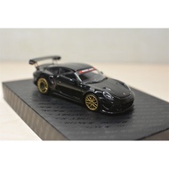 Mini Cut Minichamps 1: 43 Porsche Porsche 911 (991.2) GT3 RS MR Manthey Racing Black Gold Wheel, Lim