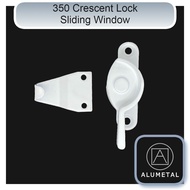 [LEFT/RIGHT] 350 Sliding Window Crescent Lock / Kunci Bulan Sabit Tingkap Gelongsor [WHITE/BLACK/SILVER]