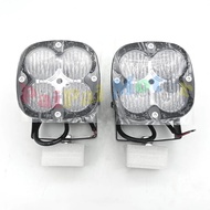 For Polaris RZR XP 4 1000 Turbo RZR 900 baja 2" Amber LED Cube Pods Work Lights Combo