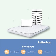 Kasur Busa IN THE BOX HYBRID 15 - FREE Bantal  Ukuran 90x200 100x200 120x200 140x200 160x200 180x200