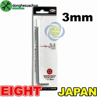 EIGHT TL-3 3mm L-shaped rectangular hexagon made in JAPAN length 126mm