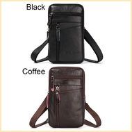 ◊ ⊙ ◩ DAPHNE Men Shoulder Bag Waterproof Sling Bag Messenger Bag Small Leather Casual Multi-functio