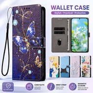 Flip Case for Infinix Note 60 50X 50S GT 50 40X 40 30 Ultra Pro Plus 5G X678B X6833B Cartoon Flower 