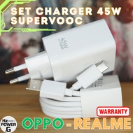 OPPO REALME Charger Supervooc 45W Type + Type C Cable