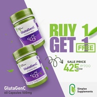 [ BUY 1 GET 1 ] EXP:2026 Simplee GlutaGen C Whitening Capsule Supplement Glutathione