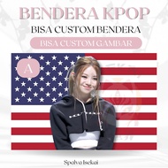 AMERICAN FLAG KPOP BAILEY ADP ALLDAY PROJECT KPOP POSTER/ KPOP FLAG/ Bailey Drew Sok Yujin KPOP Tape