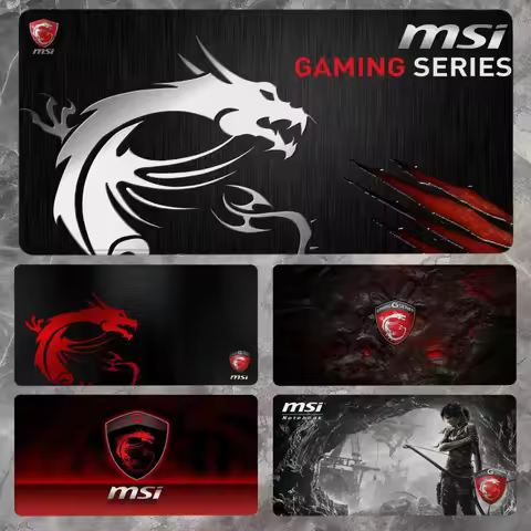 M-MSI Mouse Pad 90x40CM Non-slip Gaming Mousepad Gamer E-Sports Mouse Mat Game Mechanical Keyboard X