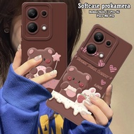 Redmi Note 13 Pro 4G Case - Latest M6 Pro Silicone Pro Camera Bear Motif (DS03)