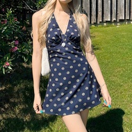 (Trendy) Lovito Casual Tribal Print Tie Back Dress for Women L133AD069