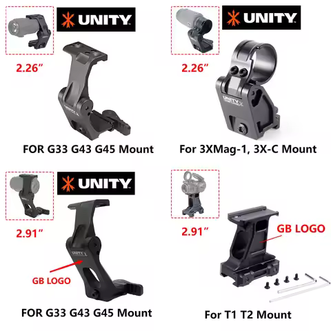 UNITY Tactical FTC OMNI 2.26 2.91 Mount For AIMPOINT T1 T2 EOTECH G33 G43 G45 VMX-3T V3XM V6XM 3X Mo
