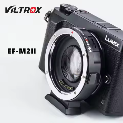 Viltrox EF-M2II Autofocus Adapter Ring for Canon EF lens to M43 Mount Series Cameras