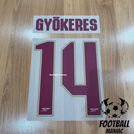 Nameset Original Arsenal 3rd 2025/2026 Cup Version Gyokeres 14