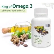 Zemvelo Omega 3 6 9 Sacha Inchi Oil 120's Vege Softgel Expiry date 11/2024/Healthopedia Sacha inchi 