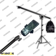 Overhead Boom Arm + Plus Tripod Stand SPC01 Plus Phone Holder 360 C4 Clamp Clamp Smartphone HP