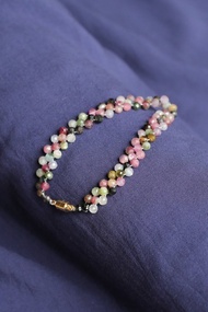 No.8-原創 & 霓彩 | 彩虹碧璽 水晶手鏈 | 新中式 | 客制