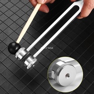【MT】 64 Hz Tuning Fork Medical Healing Instrument Aluminum Alloy with Hammer Wrench