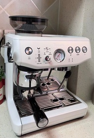 Breville 最新 BES876  咖啡機 海鹽白色