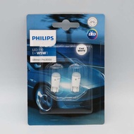 Philips T10 LED W3W W5W 12961 2825 White Light Small Fishtail Car Wide License Plate Bulb