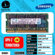 RAM Laptop 2gb DDR2 PC2-6400 Samsung