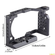 Lidu11 Aluminum Camera Cage For A6400 A6300 A6100 Cameras Protector Metal Housing Frame Videography 