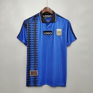 [Retro Active]1994 Argentina Away Retro Soccer Jersey Football