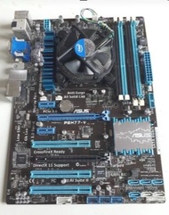 MAINBOARD เมนบอร์ด พร้อม CPU Core i7-2600 +พัดลมตามรูป + ASUS P8H77-V Intel H77 LGA 1155 DDR3 SATA Speed 6Gb/s-MAX RAM 32G สภาพใหม่ๆ พร้อมใช้งาน ส่งไว