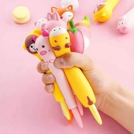 Misoossi Character SQUISHY PEN/DINO SQUISHY PEN/CUTE SQUISHY PEN/CUTE SQUISHY BALL PEN/ANIMAL RABBIT SQUISHY PEN