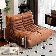 Nordic togo Caterpillar Lazy Sofa Small Sofa Influencer Bedroom Lazy Sofa Reclining Sleeping Rocking