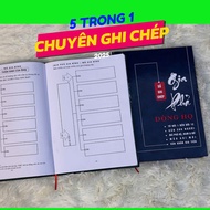 5-in-1 family and family genealogy notebook (6 to 12 generations, nearly 200 people)