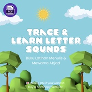 R11 - 🔤 Jejak & Bunyi Huruf A–Z | Buku Latihan Fonik & Mewarna | Cetakan PDF Menyeronokkan untuk Pra