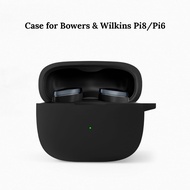 Silicone Case for Bowers & Wilkins Pi8 / Pi6 Wireless Earbuds Soft Shockproof Protective Cover with 