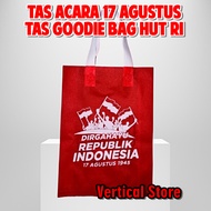 MERAH Indonesian Independence Day Event Tote Bag 17th Event Bag/ 17 August Goodie Bag/ Red and White