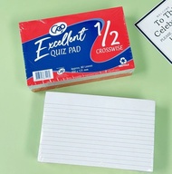 Writing Pad Paper Grade1-4, Intermediate pad, Yellow pad, School Supplies(10pad/1Ream)(Random Brand)