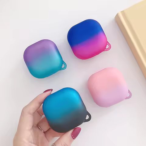 Gradient Hard PC Case for Samsung Galaxy Buds 2 Pro Live FE Case galaxy buds live buds2 case Funda P