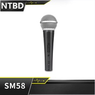 ไมโครโฟนไดนามิกซูเปอร์คาร์ดิออยด์ SM58S NTBD พร้อมเอาต์พุตสูงสำหรับการใช้งานเครื่องดนตรีประเภทเสียง
