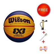 WILSON FIBA 3x3 Official Ball (With Free Pump Pin & Net Bag)