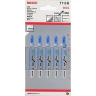 BOSCH T118G JIGSAW BLADE FOR METAL