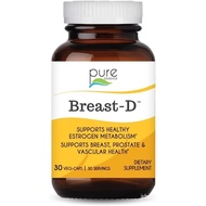 Breast D by Pure Essence - Natural Supplement for Estrogen Balance, Hormonal Acne, and Menopause Sup