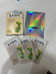 韓國面膜dewycel水光一片+台灣蘆薈絲瓜面膜三片