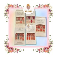 24Pcs Cartoon Pattern Fake Nails 24 Pcs Fake Nail Character Manicure Nail Stickers