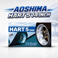 Aoshima . 1/24 The Tuned Parts No.65 Heart 5/5H 14 inch parts for plastic models. 1/24 scale