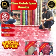 Tikar Getah Span  (Size 1 Meter X 1.83 Meter Tebal 1mm) Span Rubber Mat New Design Floor Mats Design Modern DAMIAS
