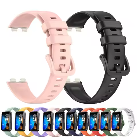 Strap For Huawei Band 8 9 SmartWatch Replacement watchband Wristband Silicone correa bracelet for Hu