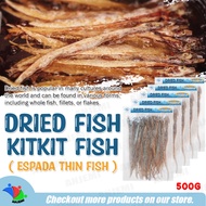 Dried Fish ESPADA KITKIT Espada Thin Fish ( 100g/200g/500g/1KG ) Sun Dried Fish Quality Taste Dried 