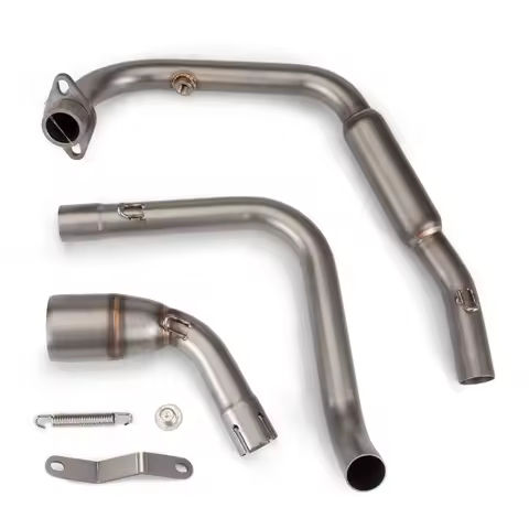 FULL SYSTEM EXHAUST FOR BENELLI TNT 125 135 MOTOCYCLE EXHAUST MUFFLER FRONT PIPE TUBE TNT135 MOTORCY