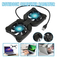 Yufei 1pcs  New Dual USB Cooling Fan Pad Foldable Fans Cooler Stand for Laptop PC Notebook