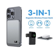 【SG Seller】QR code CCC 3 in 1 Wireless Power Bank Magnetic Powerbank Fast Charging Portable Charger 
